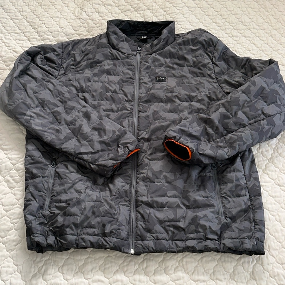Helly Hansen Green Performance Jacket with Quilted Design